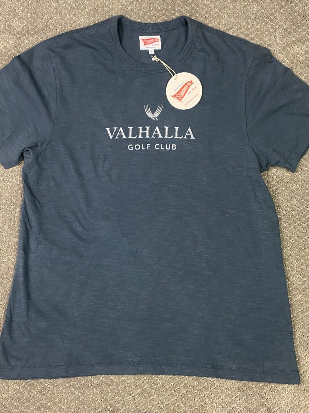 Standard Rec Valhalla Golf Club T Shirt Mens Medium Gray